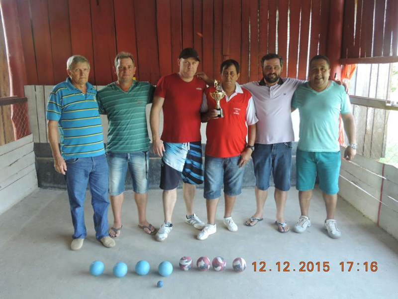 Progresso “A” é Campeã do Campeonato Municipal de Bocha 2015